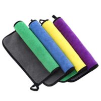 Super absorbent coral fleece kitchen towels