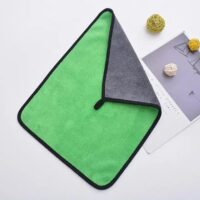 Super absorbent coral fleece kitchen towels