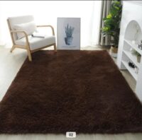 5By8 Soft Chocolate Fluffy Carpets